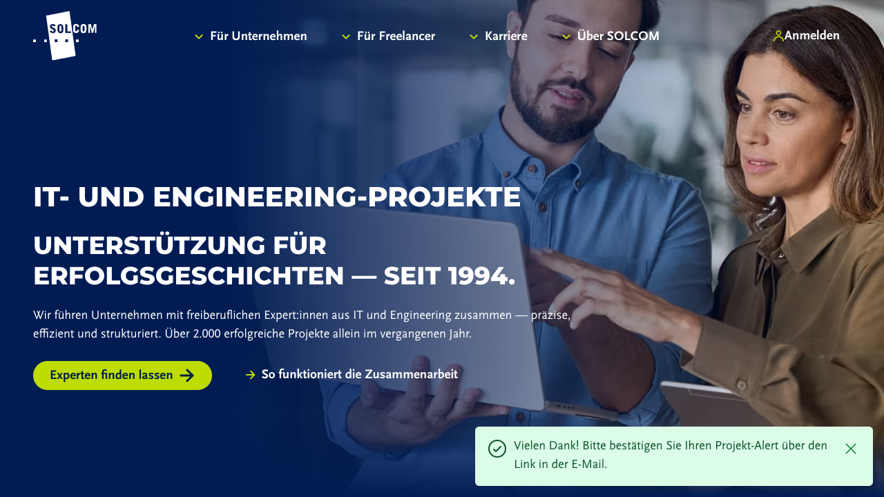 Projekt-Alert Rerun mit erfolgreichem Ergebnis