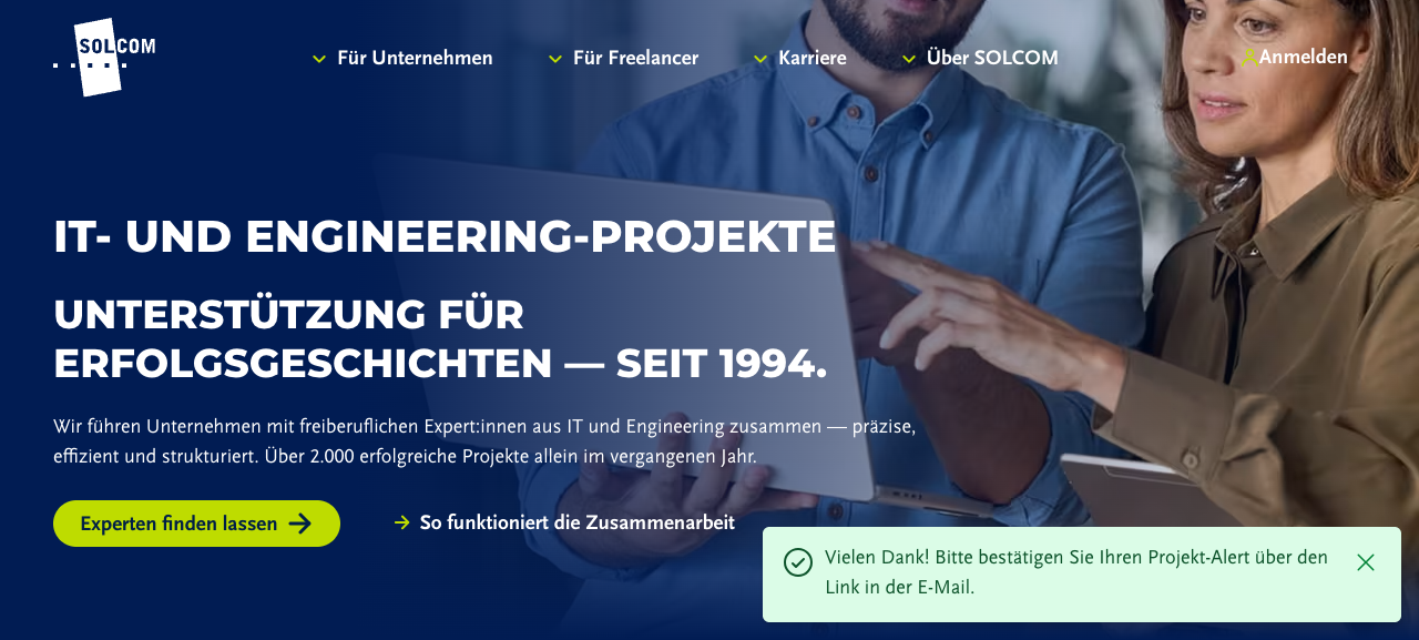 Projekt-Alert Submit-Pfad nach Formularaktion