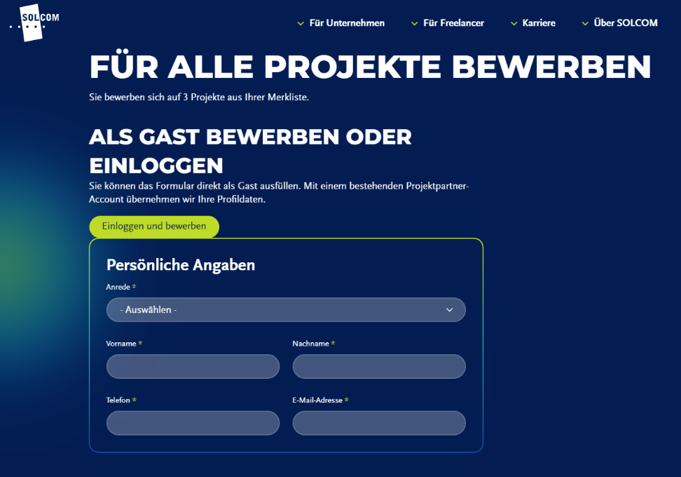Screenshot zu te-intro